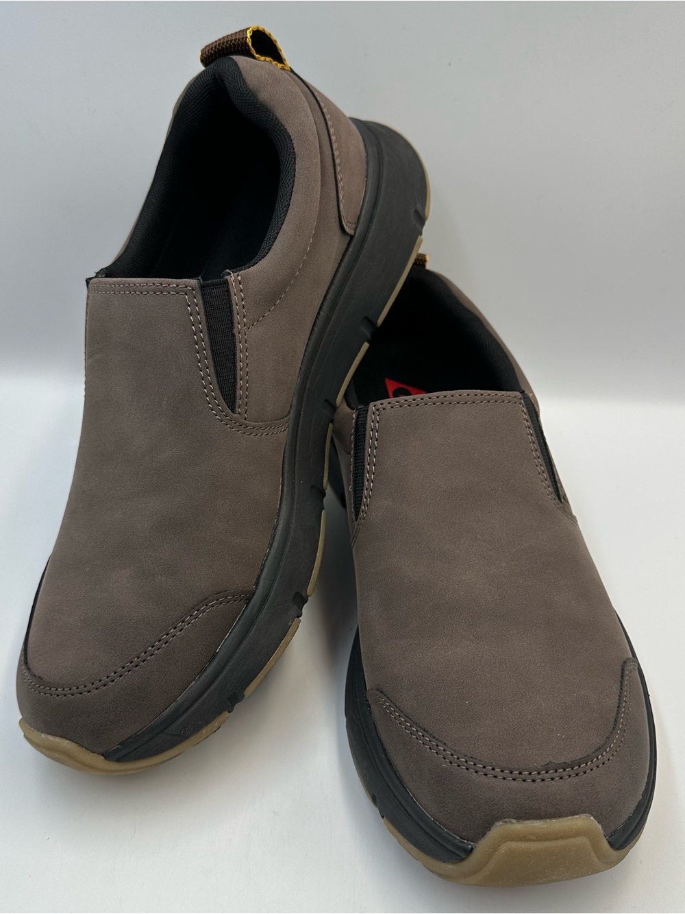 Gerry Moc II Mens 9 Slip On Brown Comfort Shoe Cushion Insole Preowned